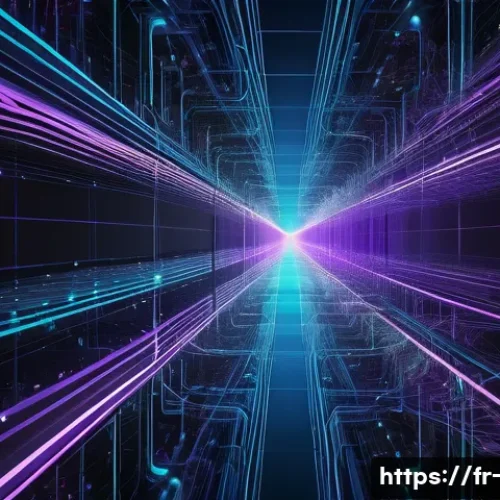 신경망 모델과 학습 알고리즘 - A highly detailed, futuristic digital art scene illustrating a deep neural network structure: multip...